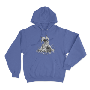 Kamila Unisex Hoodie Blue