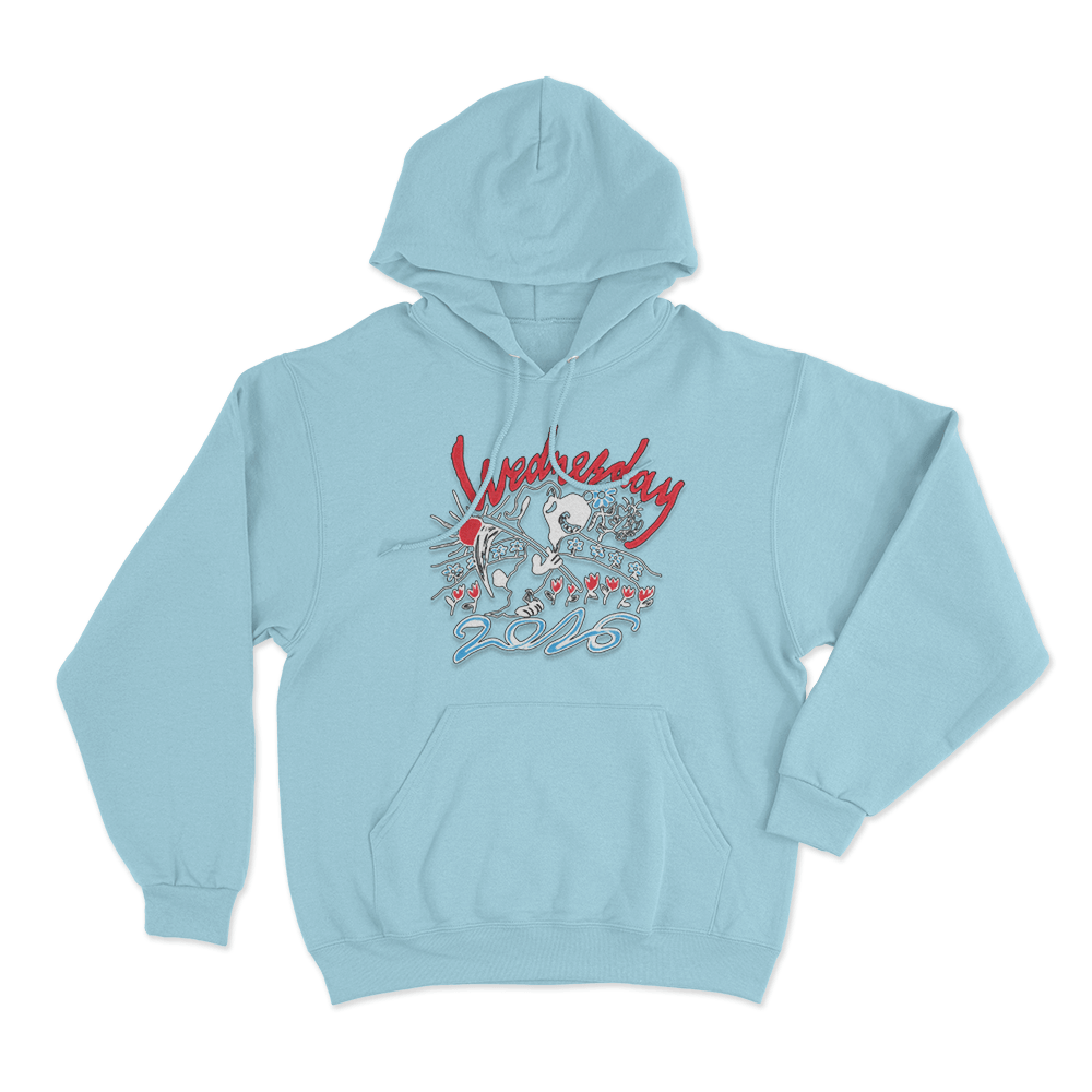Wednesday 2026 Unisex Hoodie Sky Blue Wednesday 2026 Unisex Hoodie Sky Blue