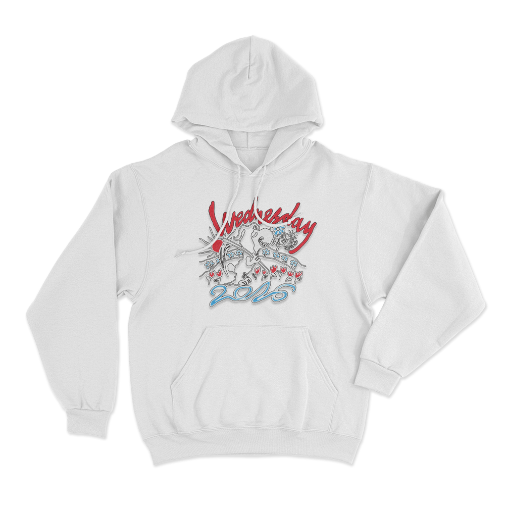 Wednesday 2026 Unisex Hoodie White Wednesday 2026 Unisex Hoodie White