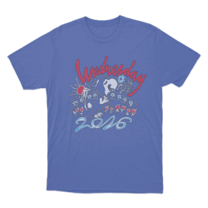 Wednesday 2026 Unisex T Shirt Blue