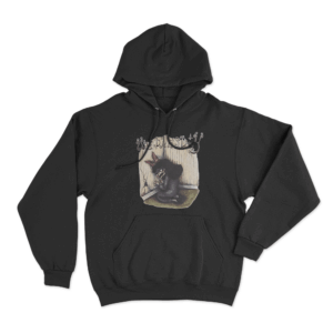 Wednesday Bleeds Cover Unisex Hoodie Black