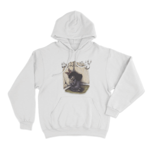 Wednesday Bleeds Cover Unisex Hoodie White