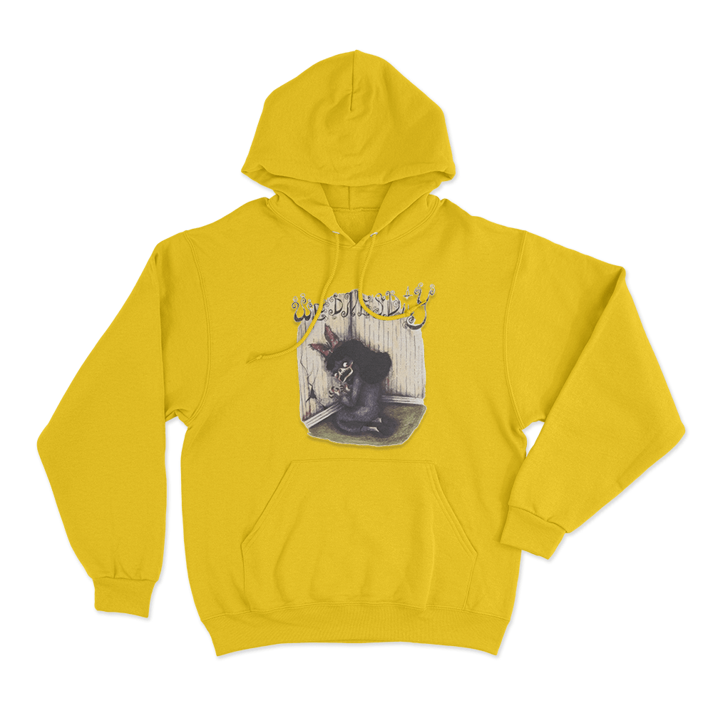 Wednesday Bleeds Cover Unisex Hoodie Yellow Wednesday Bleeds Cover Unisex Hoodie Yellow