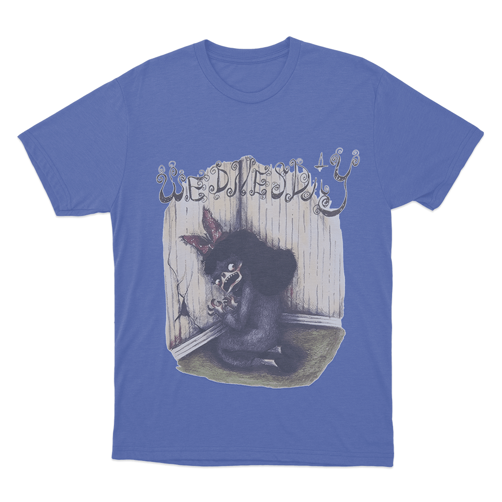 Wednesday Bleeds Cover Unisex T Shirt Blue Wednesday Bleeds Cover Unisex T Shirt Blue