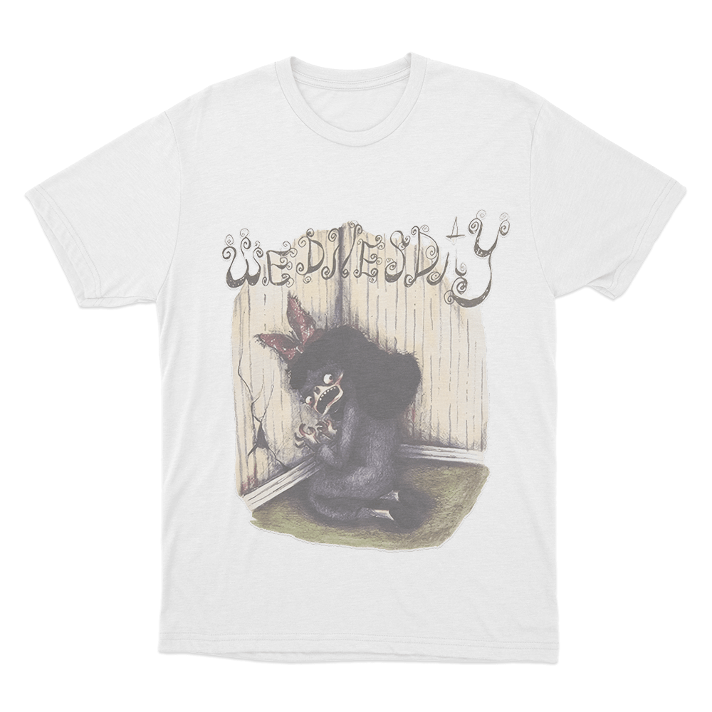 Wednesday Bleeds Cover Unisex T Shirt White Wednesday Bleeds Cover Unisex T Shirt White