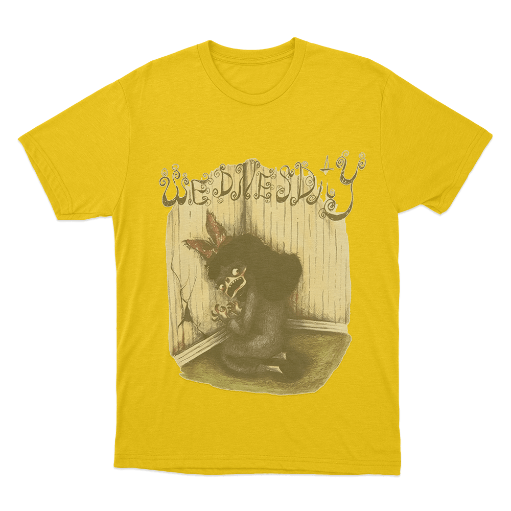 Wednesday Bleeds Cover Unisex T Shirt Yellow Wednesday Bleeds Cover Unisex T Shirt Yellow